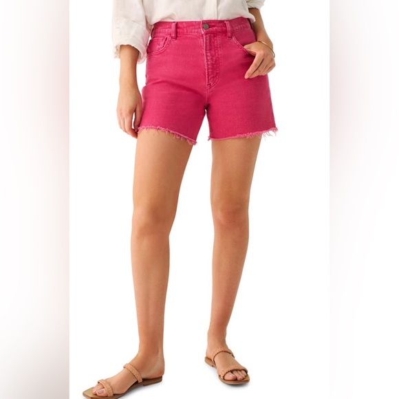 Faherty Pants - NEW Faherty Sunwashed Denim Short in Pink